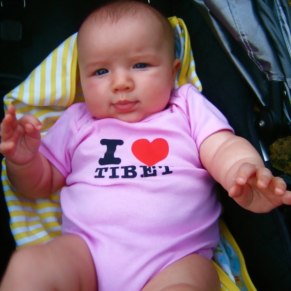 Baby Onesie I Love Tibet