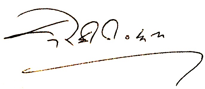 Dorjee Tseten signature